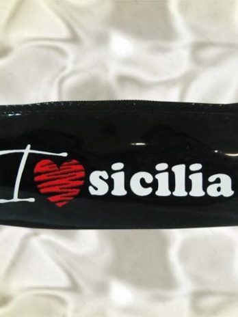 BORSELLO CIL.PVC CM.18X6,5 I LOVE SICILIA