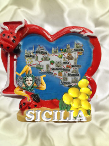 MAGNETI APP. I LOVE SICILIA CART.